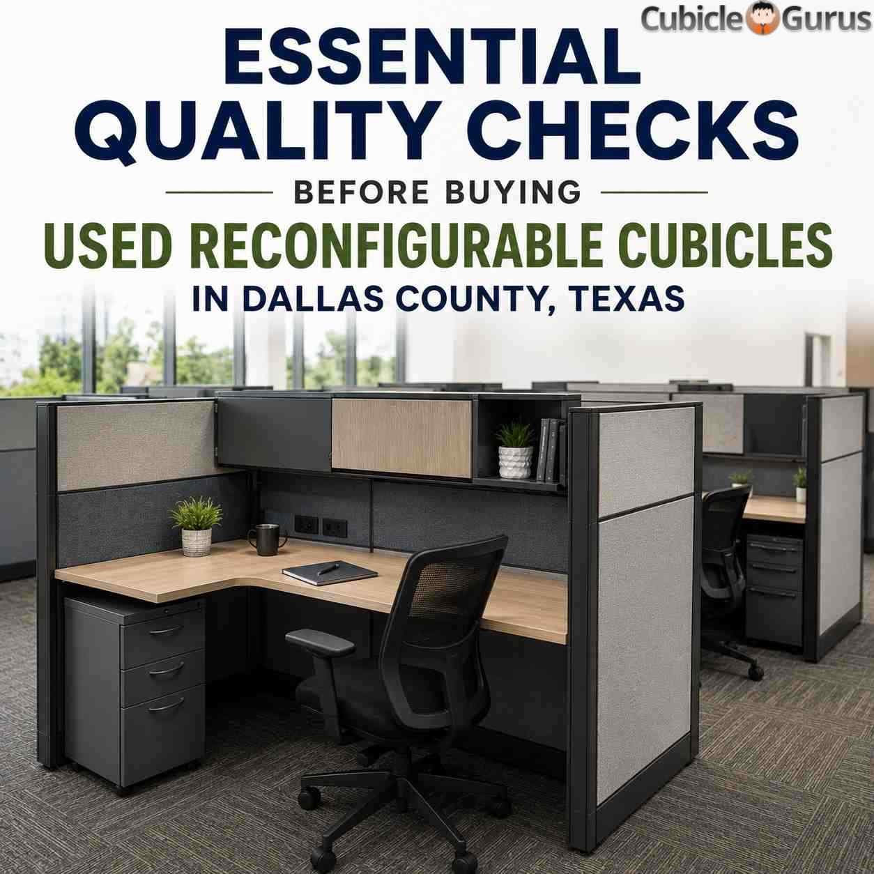 buy used reconfigurable cubicles in Dallas County, Texas
