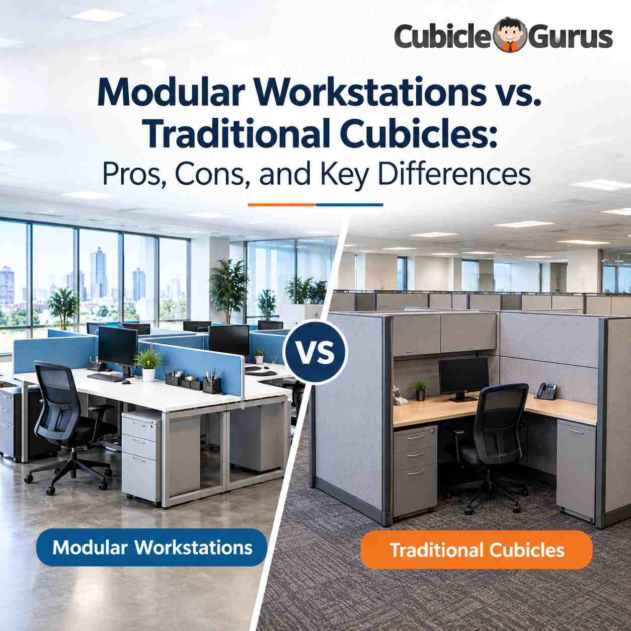 Modular Workstations vs. Traditional Cubicles
